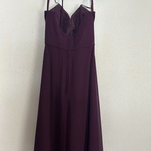 Morilee by Madeline Gardner Eggplant Colored Bridesmaid’s Dress Used Once